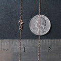 14k Rose Gold Polished Mini Heart Necklace by Avera Group