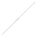 Sterling Silver Rhodium Plated Paperclip Chain (3.00 mm) by Avera Group