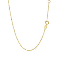 14k Yellow Gold 17 inch Necklace with Round White Topaz by Avera Group