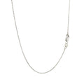 14k White Gold Bar Pendant with Diamonds by Avera Group