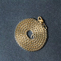14k Yellow Gold Solid Round Box Chain (2.50 mm) by Avera Group