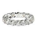 Round Cut Lab Grown Diamond Eternity Ring in 14k White Gold (4 cttw FG/VS2) by Avera Group