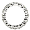 Round Cut Lab Grown Diamond Eternity Ring in 14k White Gold (4 cttw FG/VS2) by Avera Group