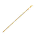 Ice Barrel Chain in 14k Yellow Gold (3.23 mm) by Avera Group