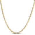 Ice Barrel Chain in 14k Yellow Gold (3.23 mm) by Avera Group