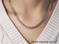 14k Two Tone Gold Pave Curb Chain (5.70 mm) by Avera Group