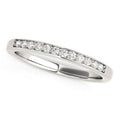 14k White Gold Diamond Wedding Band (1/8 cttw) by Bids.com