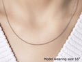 14k White Gold Round Cable Link Chain (1.30 mm) by Avera Group