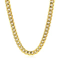 10k Yellow Gold Semi Solid Miami Cuban Chain (5.00 mm) by Avera Group