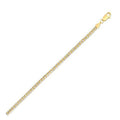 Ice Barrel Chain in 14k Yellow Gold (3.14 mm) by Avera Group