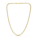 Ice Barrel Chain in 14k Yellow Gold (3.14 mm) by Avera Group