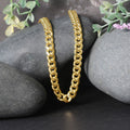 10k Yellow Gold Semi Solid Miami Cuban Chain (6.60 mm) by Avera Group