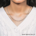 Sterling Silver 1.5mm Adjustable Sparkle Chain (1.50 mm) by Avera Group