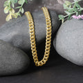 6.1mm 14k Yellow Gold Semi Solid Miami Cuban Chain by Avera Group
