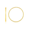 Endless Hoop Style Earrings in 14K Yellow Gold(1.2x30mm)