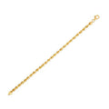 14k Yellow Gold Light Rope Chain (4.30 mm) by Avera Group