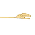 14k Yellow Gold Serpent Necklace by Avera Group