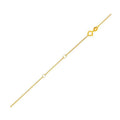 Double Extendable Diamond Cut Cable Chain in Yellow Gold (0.87 mm) by Avera Group