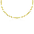 14k Yellow Gold Men's Necklace with Track Design Links by Bids.com