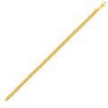 Double Rope Chain Bracelet in 10k Yellow Gold by Avera Group