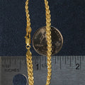 Double Rope Chain Bracelet in 10k Yellow Gold by Avera Group