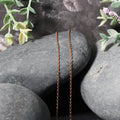 14k Rose Gold Round Cable Link Chain (1.50 mm) by Avera Group