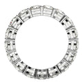 Round Cut Lab Grown Diamond Eternity Ring in 14k White Gold (3 cttw FG/VS2) by Avera Group