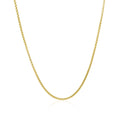 14k Yellow Gold Round Box Chain (1.30 mm) by Avera Group