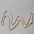 14k Yellow Gold Round Box Chain (1.30 mm) by Avera Group