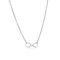 Sterling Silver Infinity Symbol Necklace by Avera Group