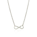 Sterling Silver Infinity Symbol Necklace by Avera Group