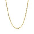 14k Yellow Gold Light Rope Chain (2.50 mm) by Avera Group