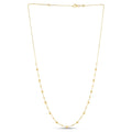 14k Yellow Gold Bead Necklace by Avera Group