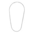 Sterling Silver Rhodium Plated Mariner Chain (5.60 mm) by Avera Group