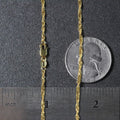 14k Yellow Gold Singapore Chain (1.80 mm) by Avera Group