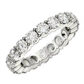 Round Cut Lab Grown Diamond Eternity Ring in 14k White Gold (2 cttw FG/VS2) by Avera Group