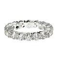 Round Cut Lab Grown Diamond Eternity Ring in 14k White Gold (2 cttw FG/VS2) by Avera Group