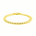 14K Yellow Gold Cuban Link Bracelet (5.90 mm) by Avera Group