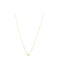 14k Yellow Gold Pearl Evil Eye Necklace by Avera Group