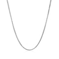 14k White Gold Foxtail Chain (1.00 mm) by Avera Group
