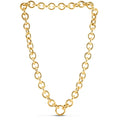 14k Yellow Gold Round Link Chain Necklace by Avera Group