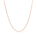 14k Rose Gold Diamond Cut Cable Link Chain (1.10 mm) by Avera Group
