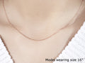14k Rose Gold Diamond Cut Cable Link Chain (1.10 mm) by Avera Group