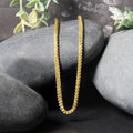 14k Yellow Solid Gold Diamond Cut Round Franco Chain (2.70 mm) by Avera Group