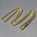 14k Yellow Solid Gold Diamond Cut Round Franco Chain (2.70 mm) by Avera Group