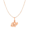 Elephant Pendant in 10k Rose Gold by Avera Group