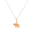 Elephant Pendant in 10k Rose Gold by Avera Group