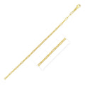 14K Yellow Gold Delicate Paperclip Chain (2.1mm) by Bids.com