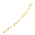 14k Yellow Gold Fancy Greek Key Motif Bracelet by Avera Group