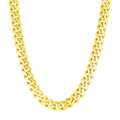 14k Yellow Gold 22 inch Polished Curb Chain Necklace by Avera Group